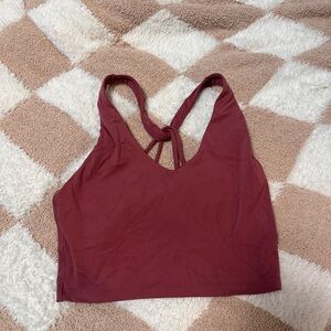Aerie Burgundy Sports Bra